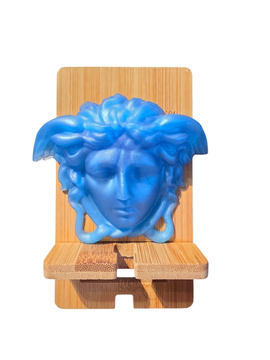 Other - Versace Inspired Medusa In Blue Resin - Art, Home Decor